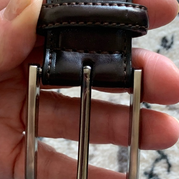 Donald J Trump men’s burgundy/ brown belt size 32 - Picture 7 of 9